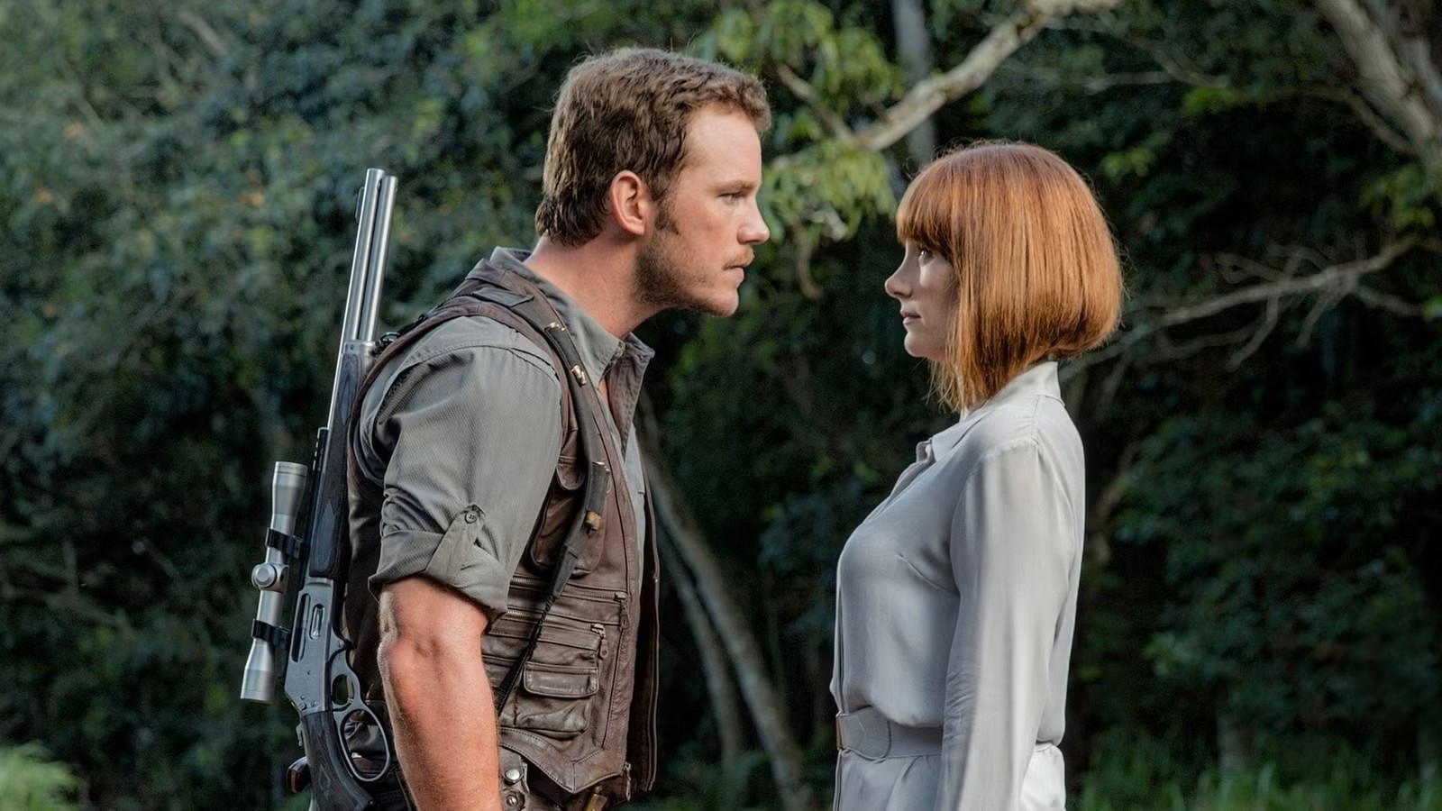 Una scena di Jurassic World