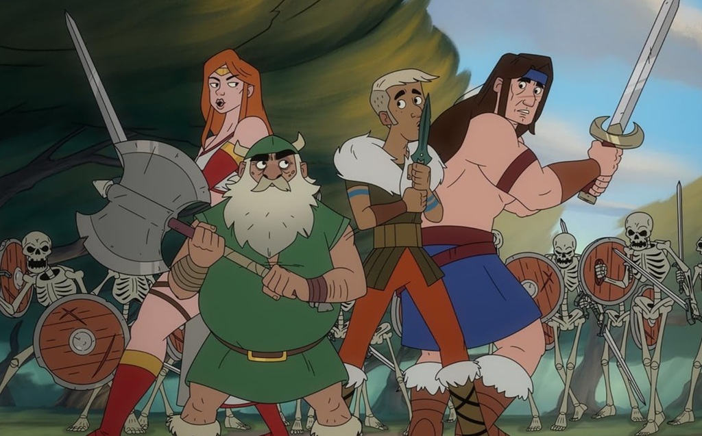 golden axe serie tv animata