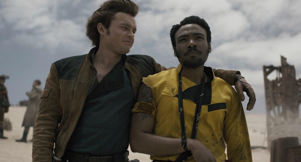 Donald Glover e Alden Ehrenreich in Solo A Star Wars Story (2018)