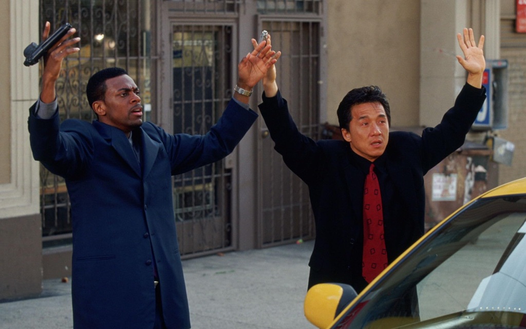 Jackie Chan e Chris Tucker in Rush Hour Due mine vaganti (1998)